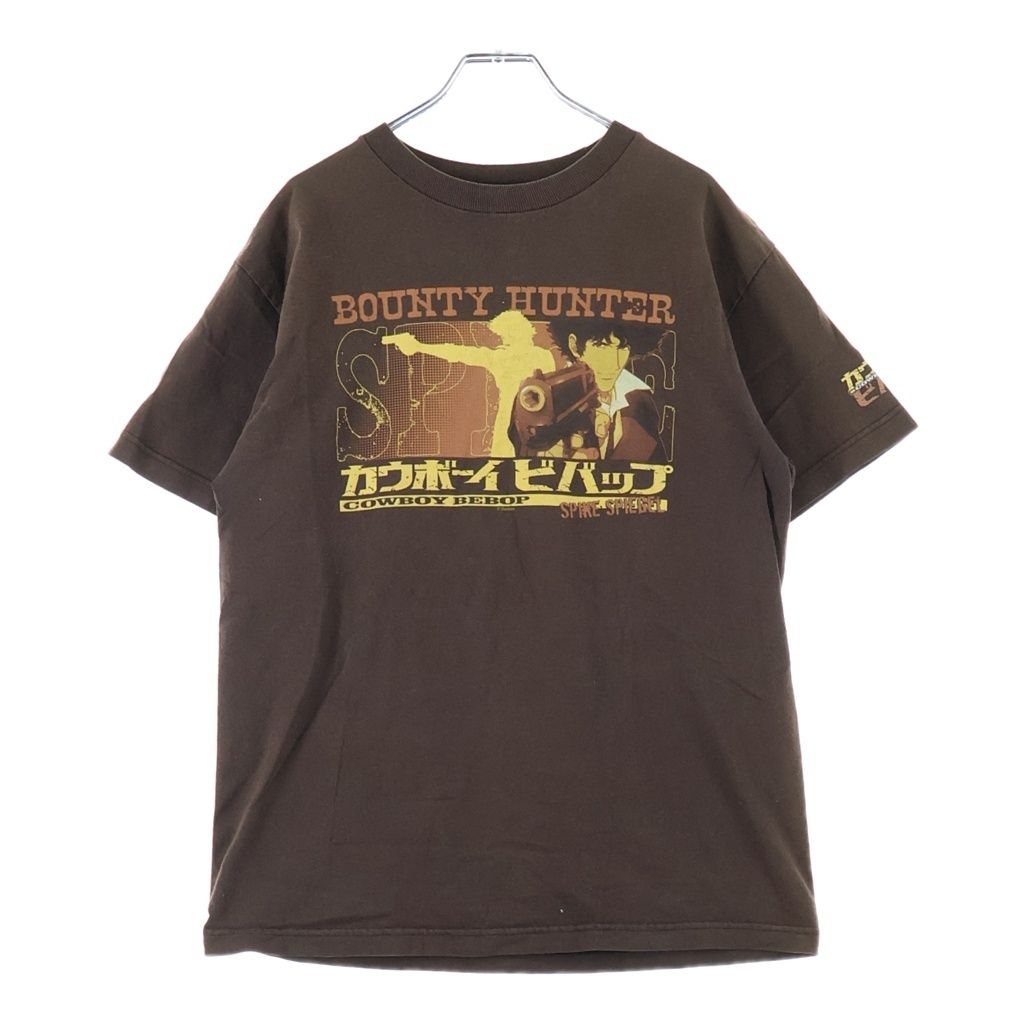 VINTAGE (ヴィンテージ) 00s BOUNTY HUNTER カウボーイビバップ アニメ ムービー 半袖Tシャツ カットソー ブラウン