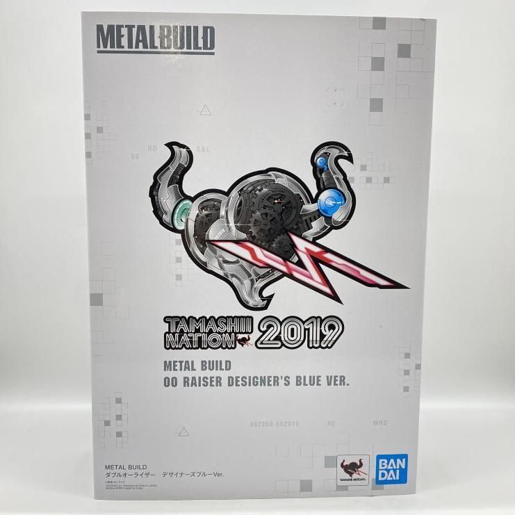 【中古】開封･左肩ｱｰﾏｰ緩み有）METAL BUILD ダブルオーライザー デザイナーズブルーVer.[24]
