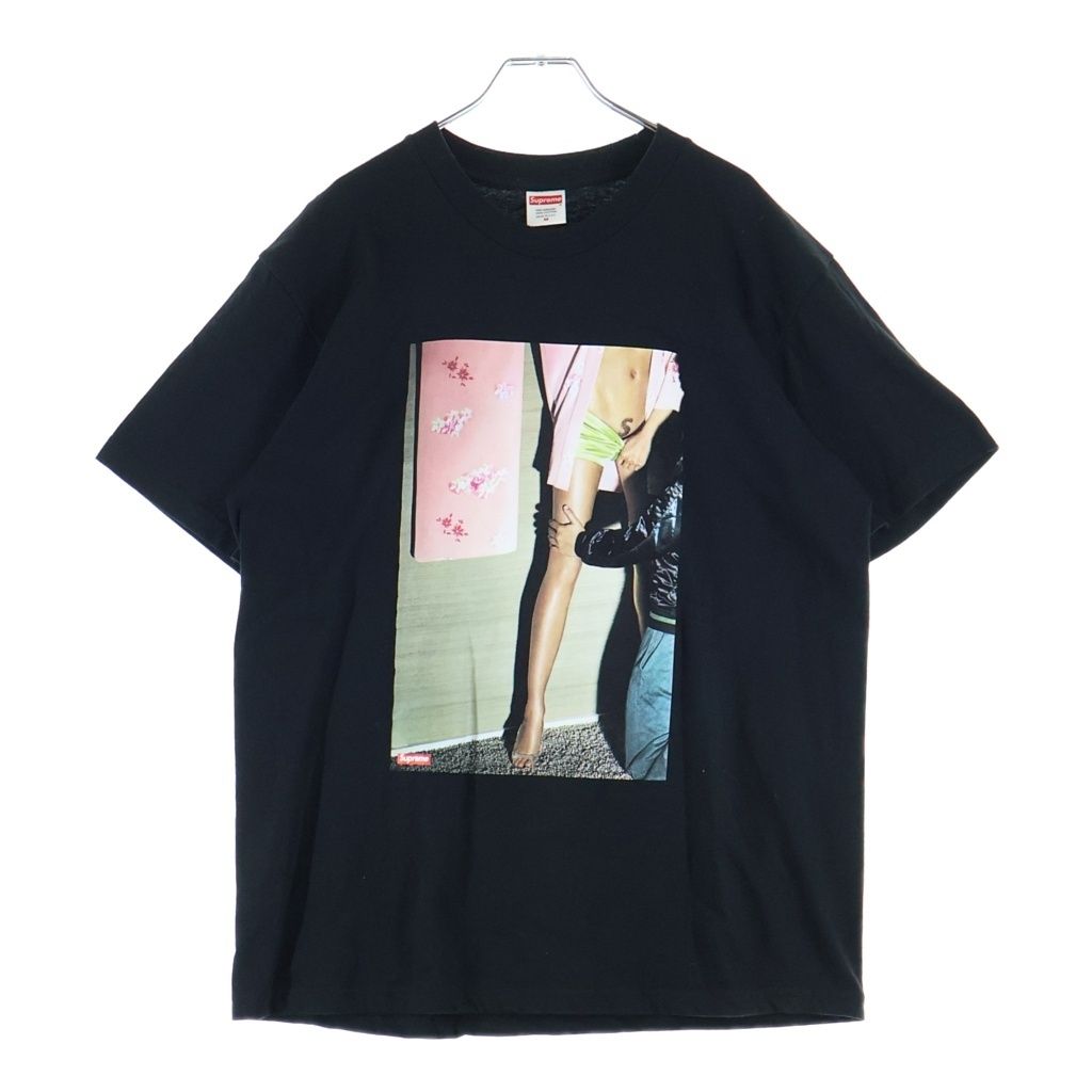 SUPREME (シュプリーム) 22SS Model Tee プリントクルーネック半袖Tシャツカットソー ブラック