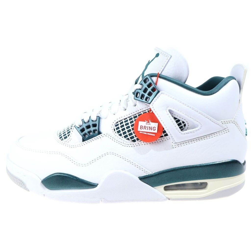NIKE (ナイキ) AIR JORDAN 4 RETRO OXIDIZED GREEN FQ8138-103 エアジョーダン4 レトロ オキシダイズドグリーン ハイカットスニーカー US8/26.0cm ホワイト/グリーン 17,381円