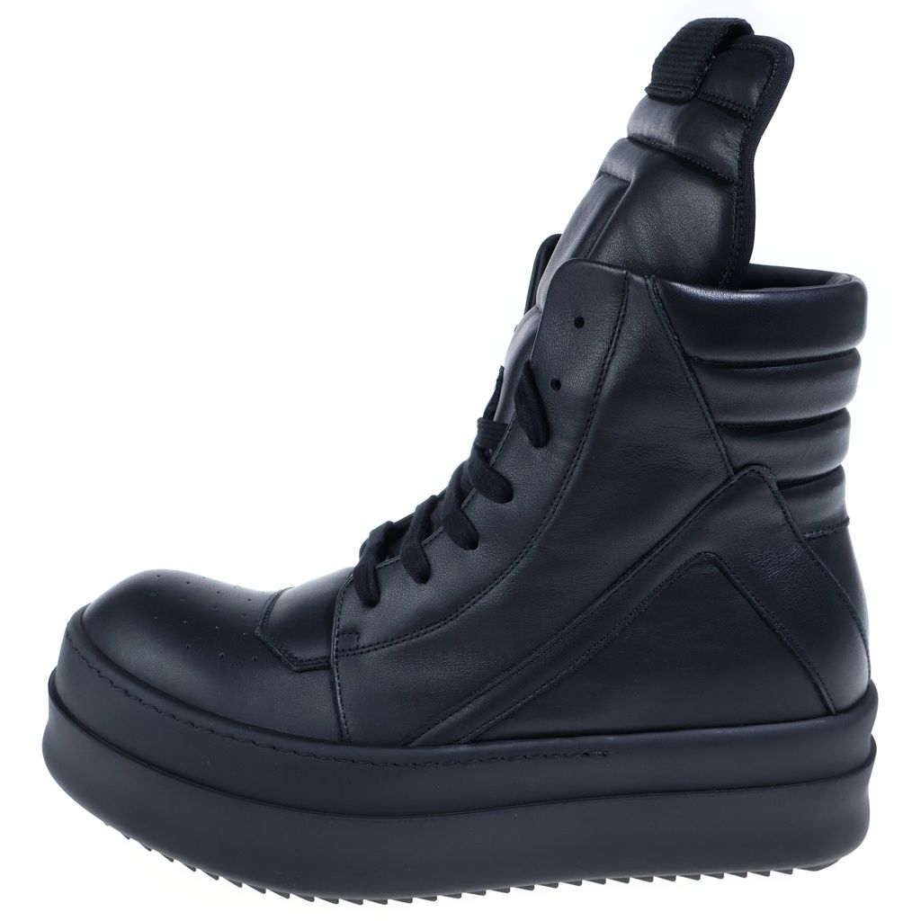 Rick Owens (リックオウエンス) MEGA BUMPER GEOBASKET メガバンパー ジオバスケット ハイカットスニーカー ブラック RU02F4868