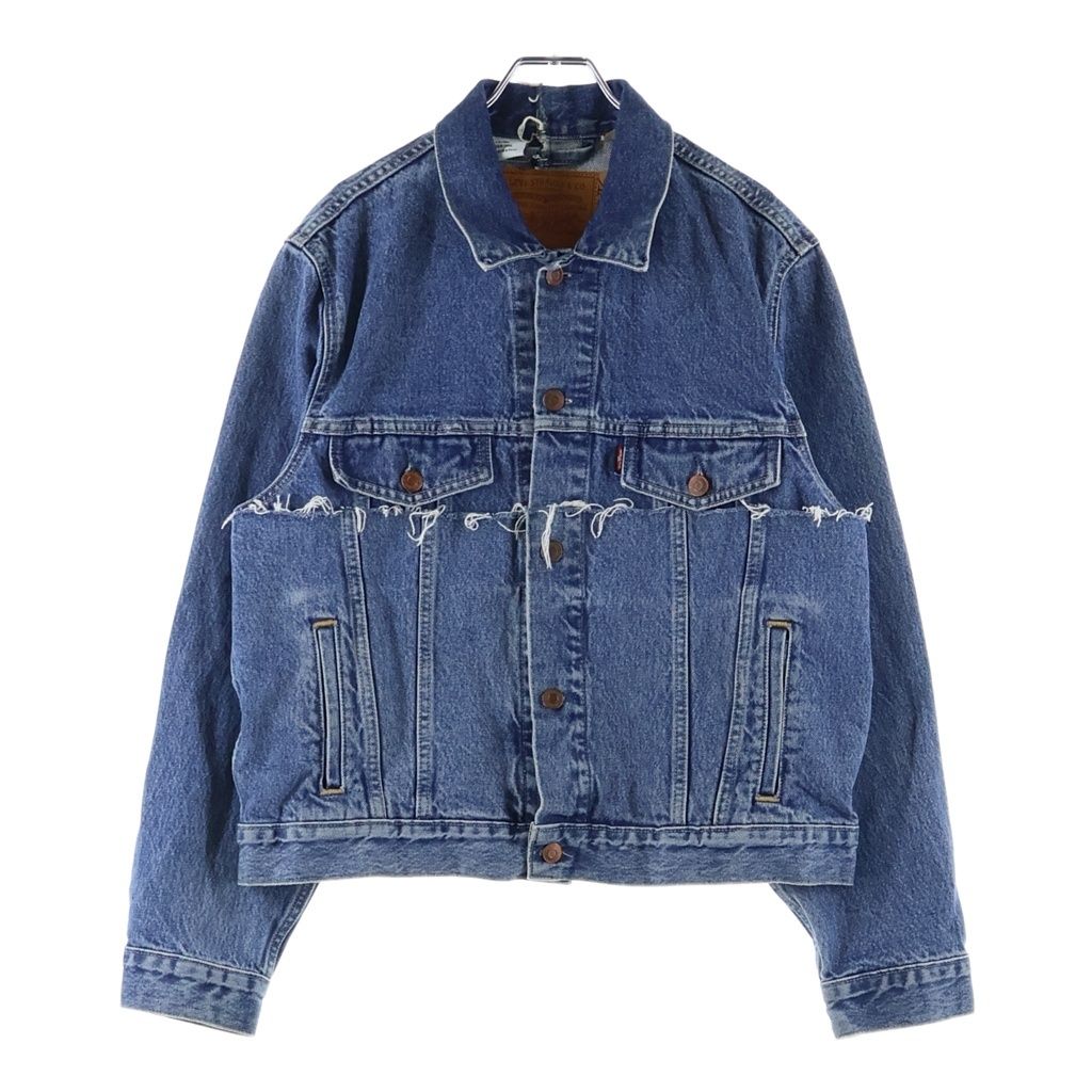 VETEMENTS (ヴェトモン) ×Levi's TRIBAL DENIM JACKET リーバイス トライバル 再構築 デニムジャケット インディゴ MAH19JA210