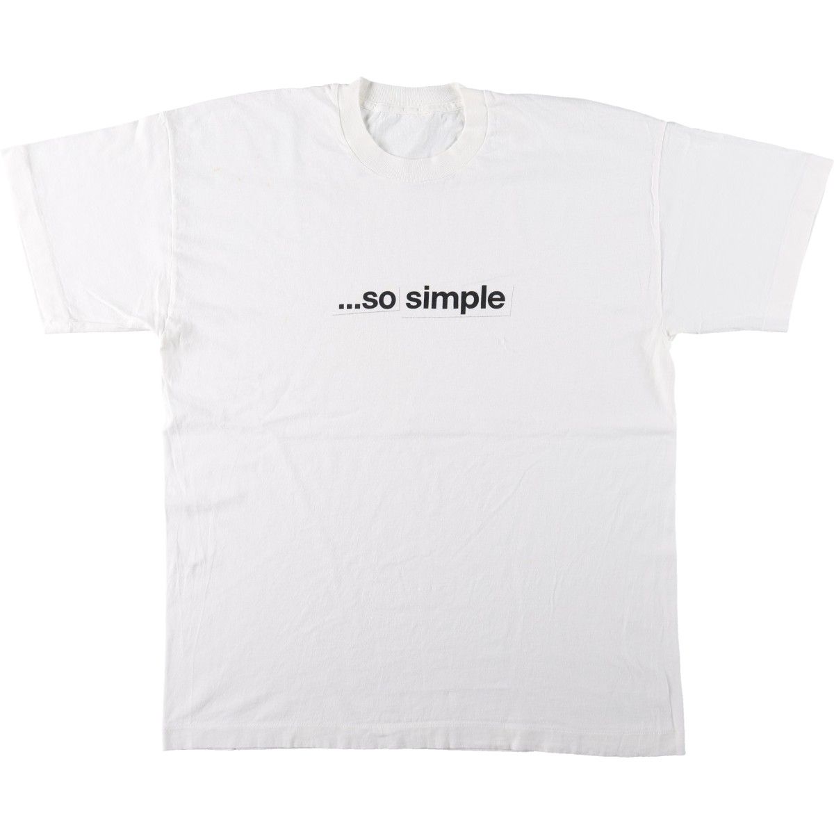古着 ~90年代 メッセージプリントTシャツ メンズL相当 ヴィンテージ/eaa669843