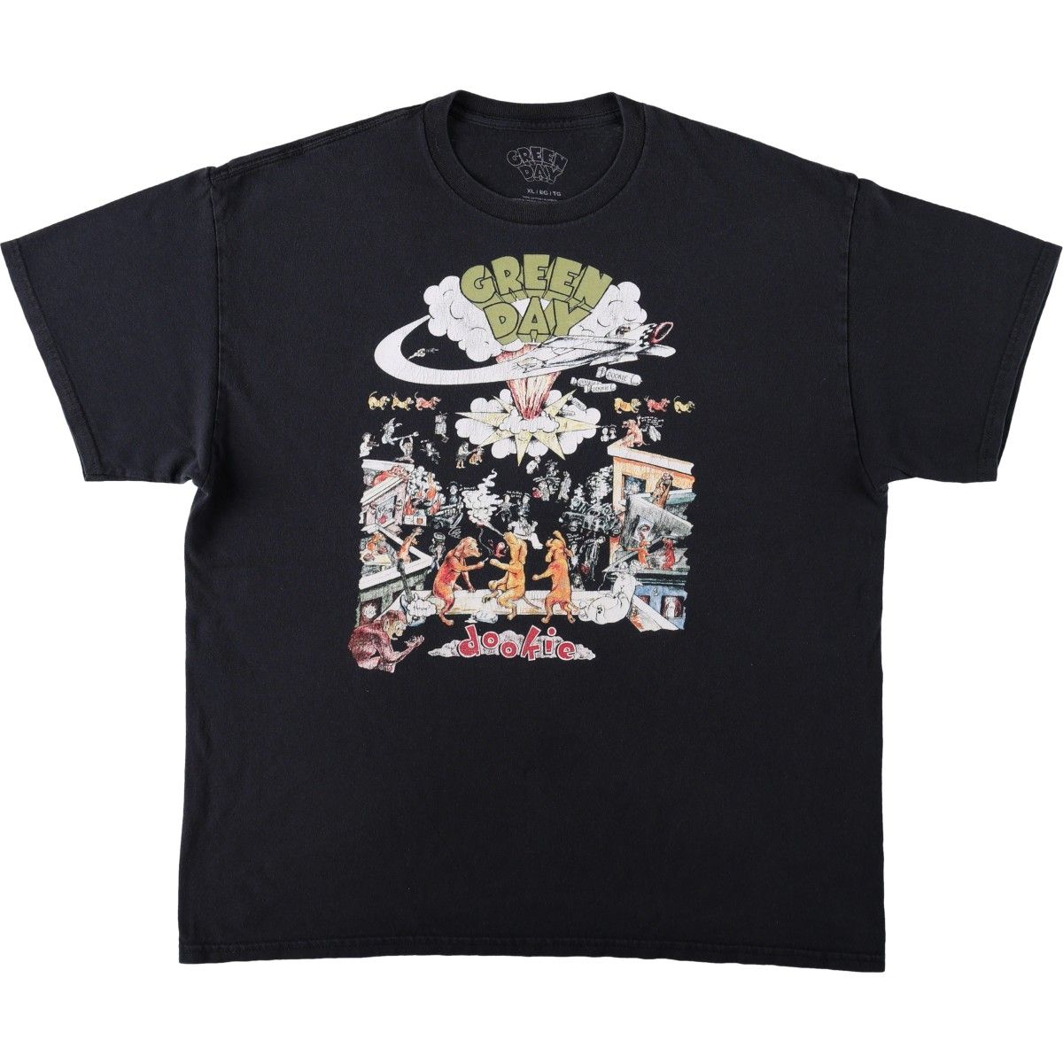 古着 GREEN DAY グリーンデイ バンドTシャツ バンT メンズXL相当/eaa662369