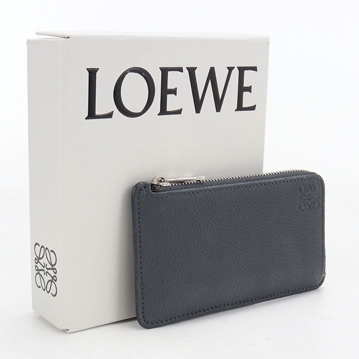 LOEWE ロエベ フラグメントケース コインカードホルダー アナグラム C660Z40X05 コインケース/ソフトグレインカーフ【中古】 メンズ