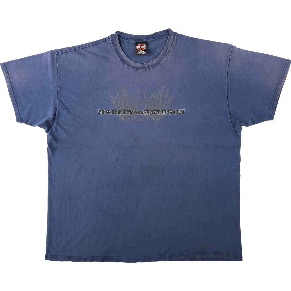 古着 00年代 ハーレーダビッドソン Harley-Davidson トライバル モーターサイクル バイクTシャツ メンズXXL相当/eaa669621