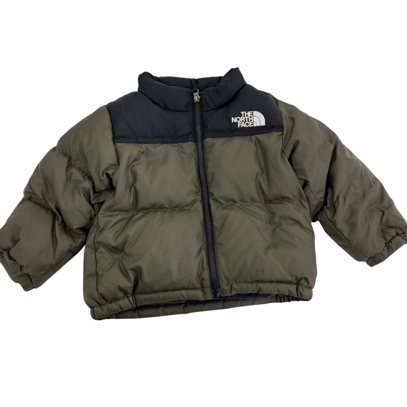 186005 現状品 THE NORTH FACE ザ・ノースフェイス ９０ ベビーヌプシジャケット NDB92450 カーキ ニュートープ キッズ