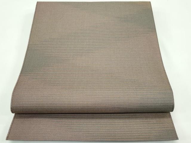 平和屋着物＊夏物　八寸名古屋帯　霞文　正絹　逸品　CABL5326rv