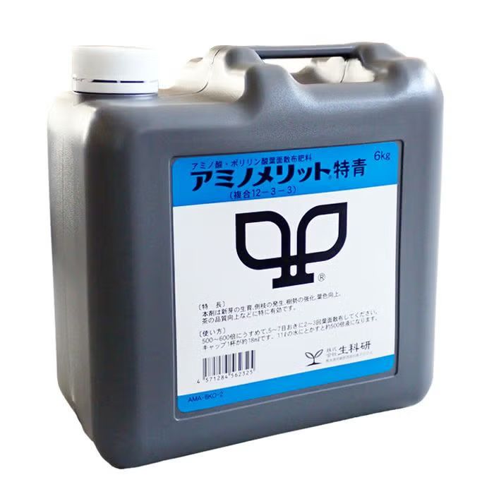 葉面散布肥料　アミノメリット特青　6kg