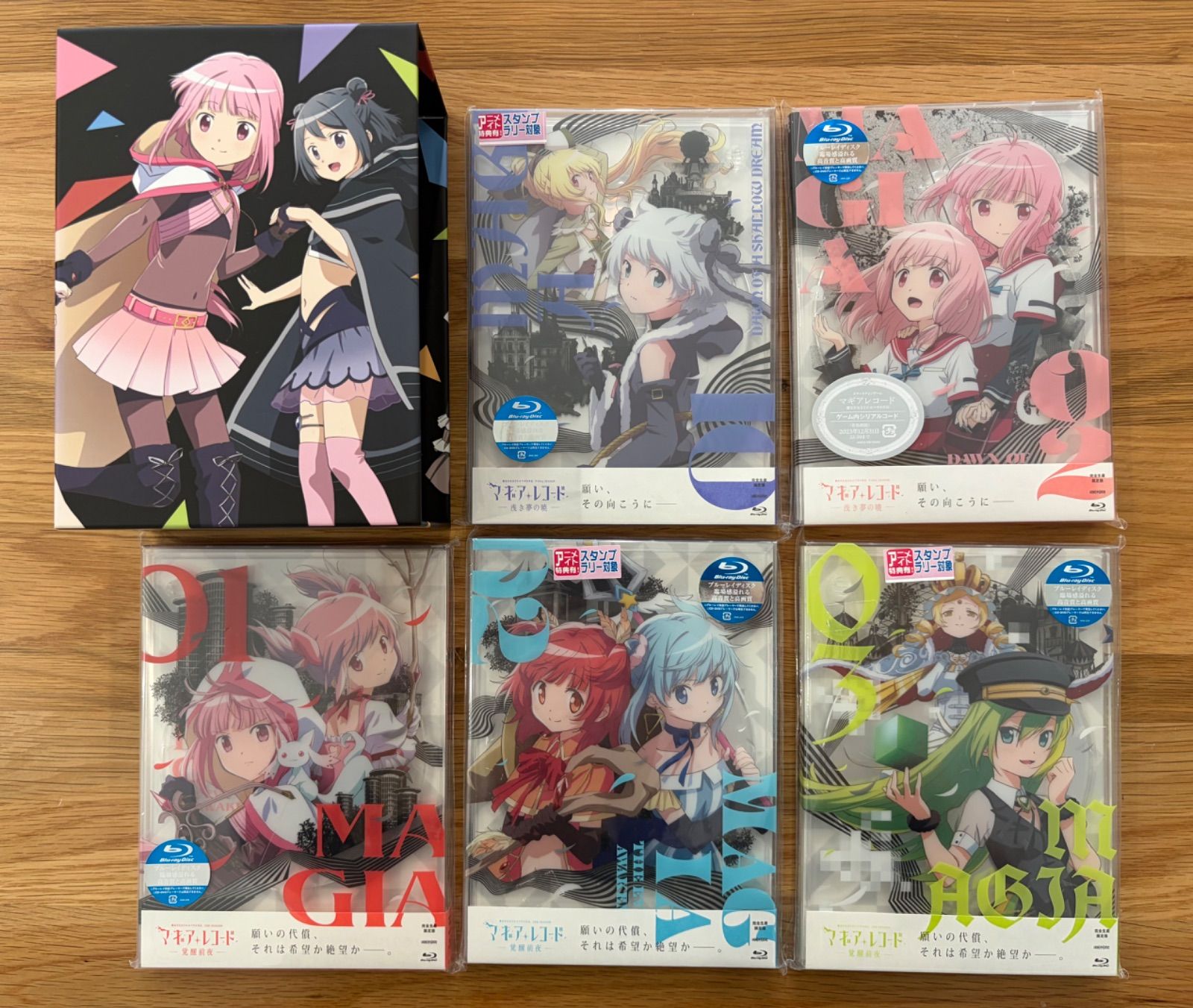 マギアレコード　覚醒前夜1.2.3 浅き夢の暁1.2 Blu-ray［収納スリーブケース付き］