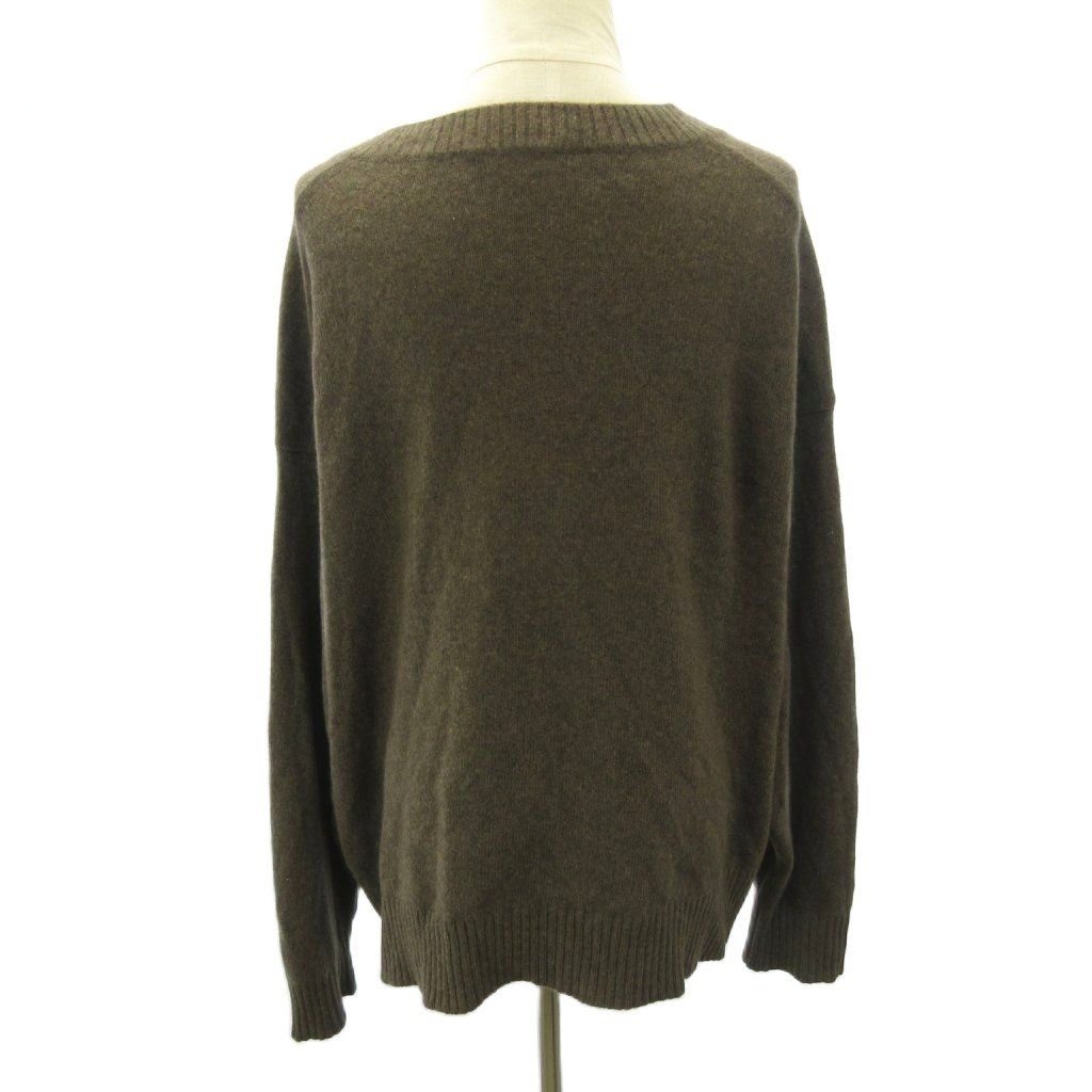 ドゥーズィエムクラス DEUXIEME CLASSE 近年 ニット セーター カシミヤ ウール混 長袖 茶 ブラウン 0817 ■OFP2
