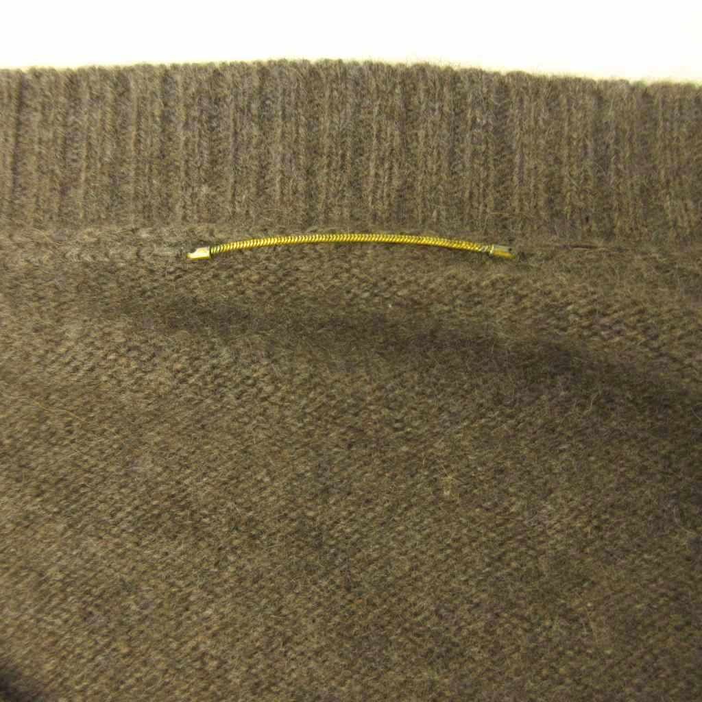 ドゥーズィエムクラス DEUXIEME CLASSE 近年 ニット セーター カシミヤ ウール混 長袖 茶 ブラウン 0817 ■OFP2