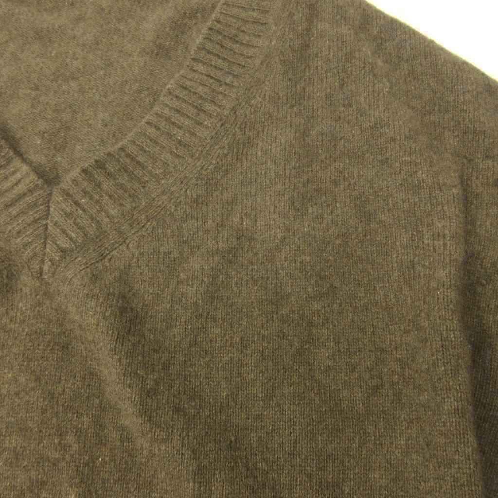 ドゥーズィエムクラス DEUXIEME CLASSE 近年 ニット セーター カシミヤ ウール混 長袖 茶 ブラウン 0817 ■OFP2