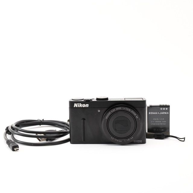 ＜표준 제품＞ Nikon COOLPIX P300 블랙 | 컴팩트 디지털 카메라 | 페인트 필링 및 인쇄 필링 | 호환 배터리 포함