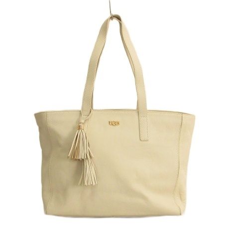 アグ UGG レザー トートバッグ ホワイト ☆AA★ ■GY09
