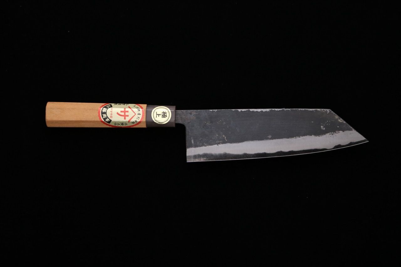 ヤマサ刃物 文化包丁 青紙 黒打 180mm