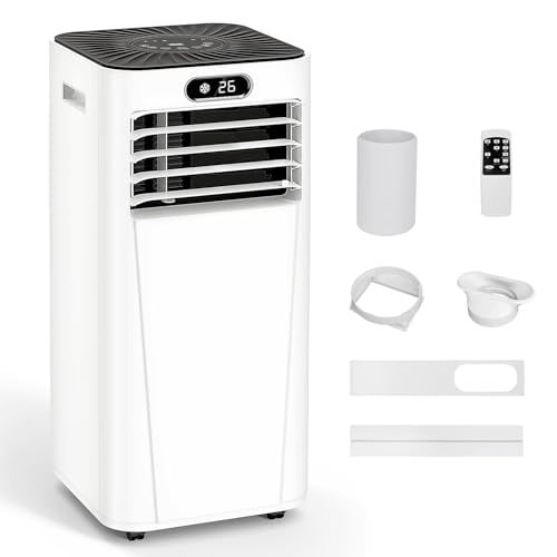 ☆新品☆Sugeko スポットクーラー 家庭用 エアコン 2.35KW 工事不要 6-9畳対応 冷房/除湿/送風 3IN1 除湿能力25L/日ノンドレン式 | ポータブルクーラー 24時間切タイマー 連続排水 窓パネル 排熱ダクト付き 置き型 056c96e1