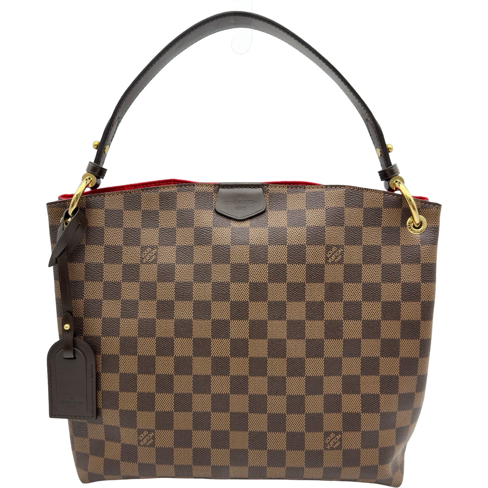 ルイ・ヴィトン LOUIS VUITTON グレースフルPM N44044 ブラウン ダミエ・キャンバス レディース トートバッグ 101,750円