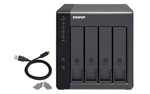 QNAP(キューナップ) TR-004 4ベイ USB 3.0 RAID 拡張エンクロージャー DAS (ダイレクトアタッチドストレージ) 2年保証