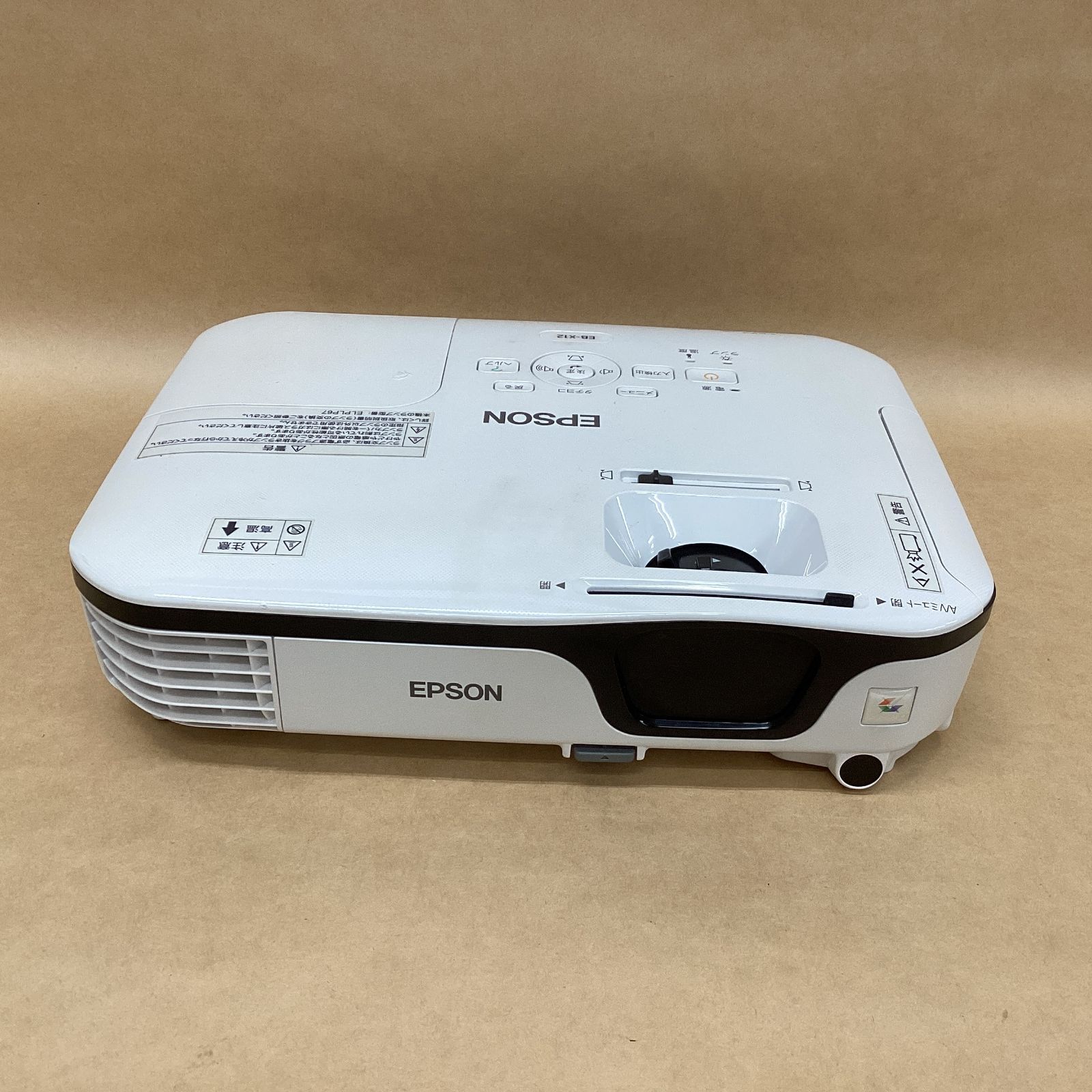 ランプ使用100時間 エプソン ビジネスプロジェクター EB-X12 2800ルメーン D-SUB HDMI USB-Bケーブル 汚れ小有り 11,250円