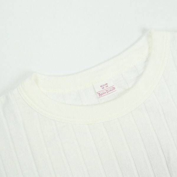 AT LAST&CO RIB KNIT TEE ホワイト S 新品未使用 Size【M】 At Last ＆ Co アットラスト/BUTCHER PRODUCTS ブッチャー