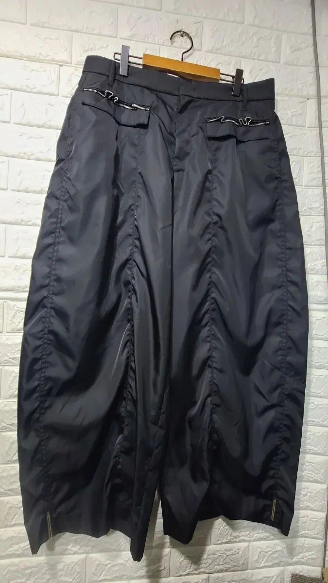 ADER ERROR アーダーエラー エルバ スラックス ノワール