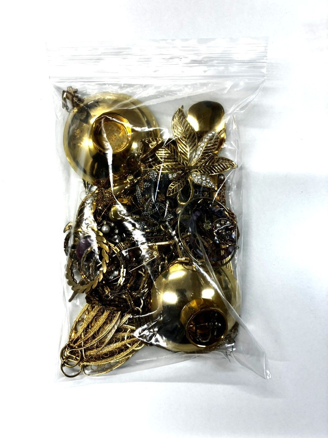 〇イミテーションアクセサリー　ゴールド系まとめ500g 6,080円