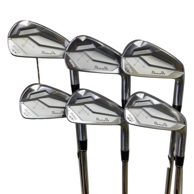 【中古】 RomaRo RomaRo Ray CX S25C 6S アイアンセット IR 純正特注シャフト (フレックスR) メンズ 男性用 右利き 右用 Cランク ゴルフクラブ