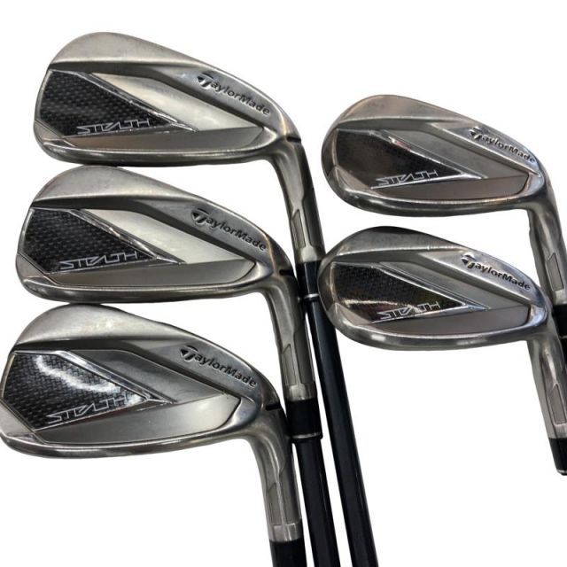【中古】 テーラーメイド STEALTH 5S アイアンセット IR TENSEI RED TM60(STEALTH IR) (フレックスS) メンズ 男性用 右利き 右用 Cランク ゴルフクラブ