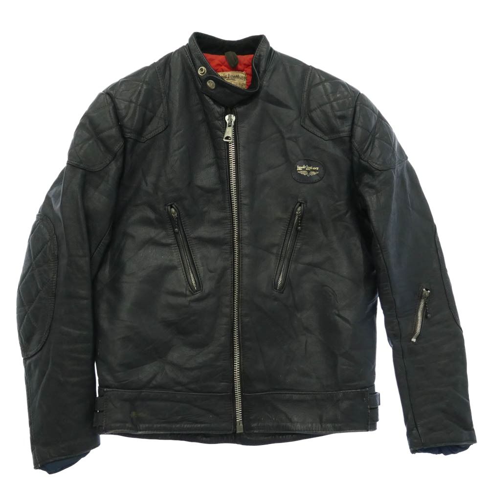 Lewis Leathers ルイスレザー VINTAGE 70s SUPER PHANTOM ヴィンテージ 70年代 スーパー ファントム レザー ライダース ジャケット 38 ブラック系 38【中古】 59,215円