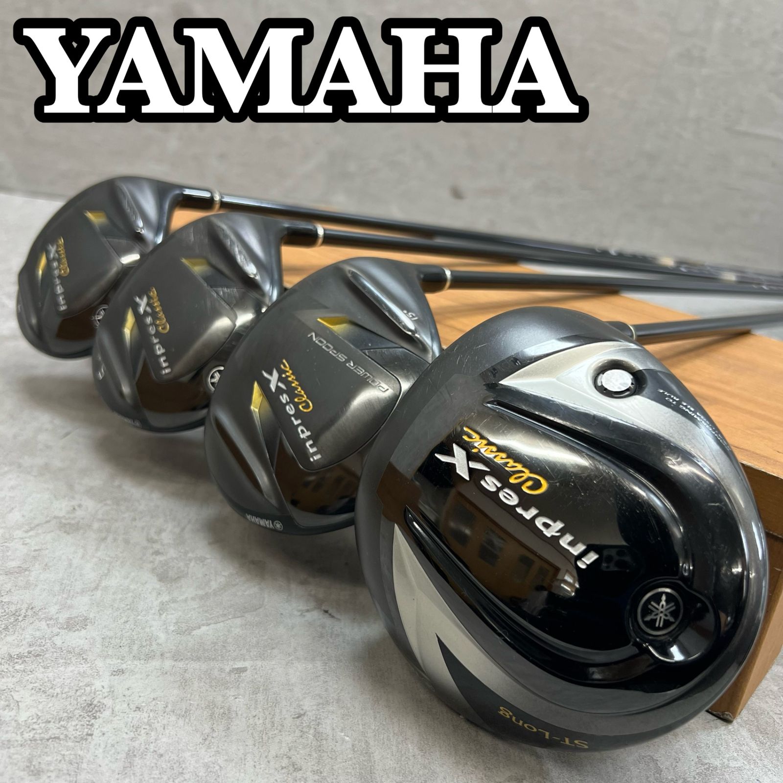 ヤマハ インプレスX クラシック メンズゴルフ ウッド4本セット カーボン R 右利き用 ドライバー フェアウェイ YAMAHA 18,060円