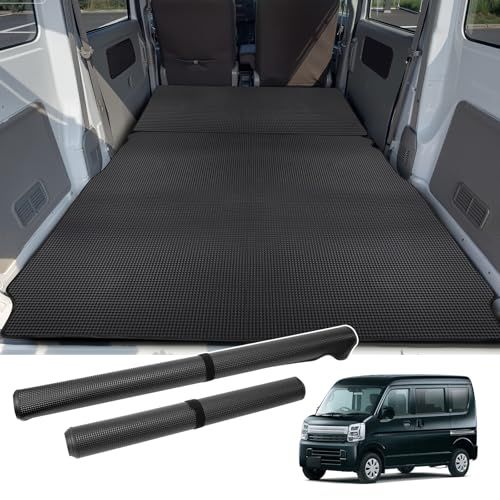 N◆エブリイバン da17v DA18V ラゲッジマット 2枚セット Every Van 荷室マット 防水 耐摩擦 耐汚れ 収納便利 巻ける | エブリイバン da17v用 ラゲッジマット Every Van ラゲッジマット 2f4b1b0c