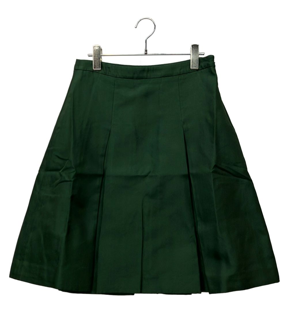 プラダ プリーツフレアスカート グリーンカラー 2017年 レディース SIZE 38 (M) PRADA