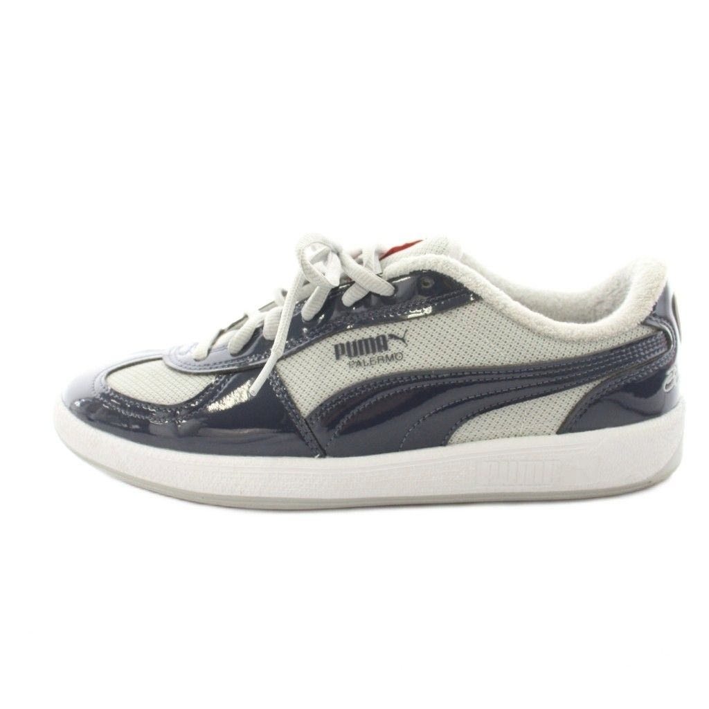 プーマ PUMA BlackEyePatch カップ パレルモ プレミアム スニーカー ローカット US10 28cm 紺 ネイビー グレー 406042-01 /KU 8,806円