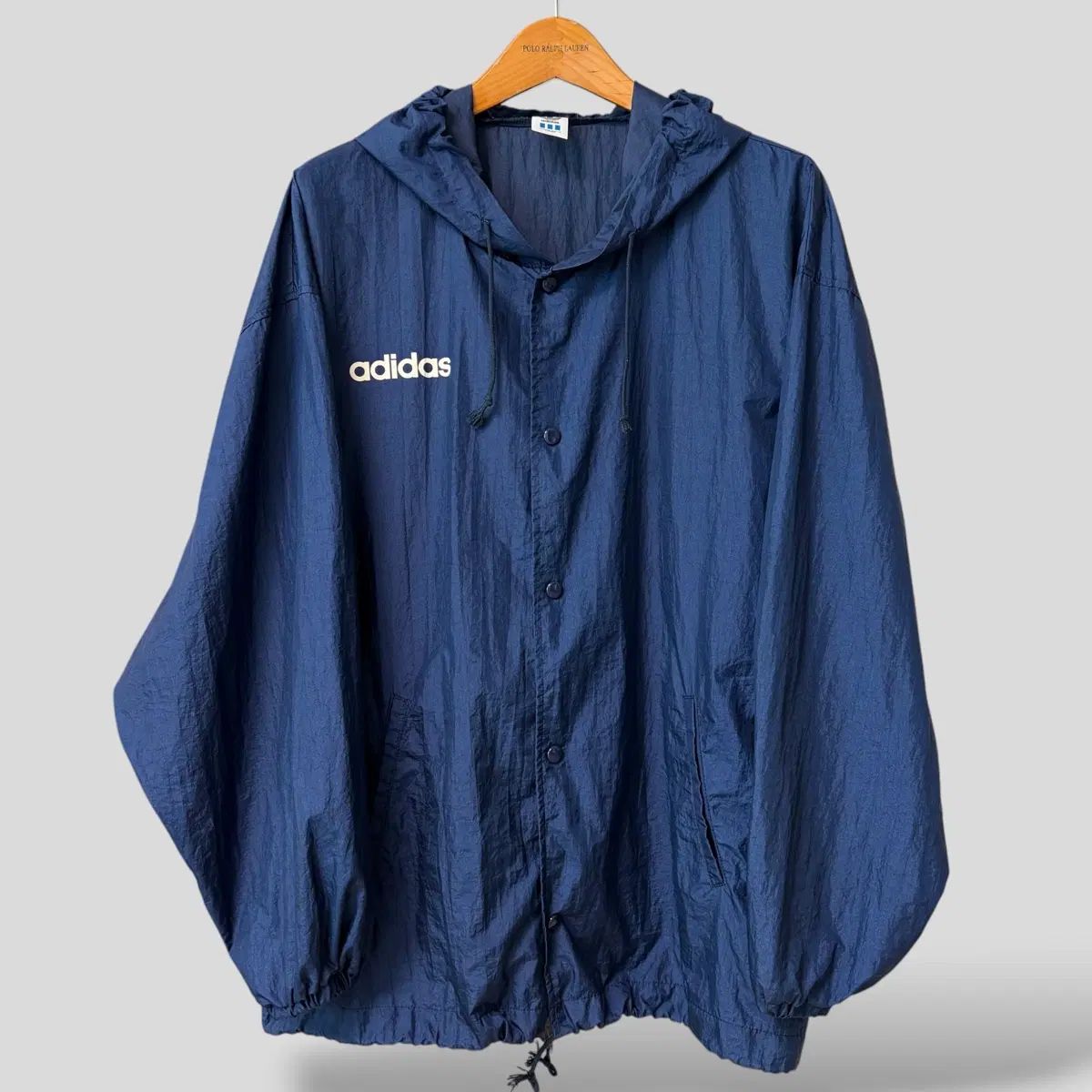 (L)90s アディダス BIG トレフォイル ウィンドブレーカー ジャケット 7,327円