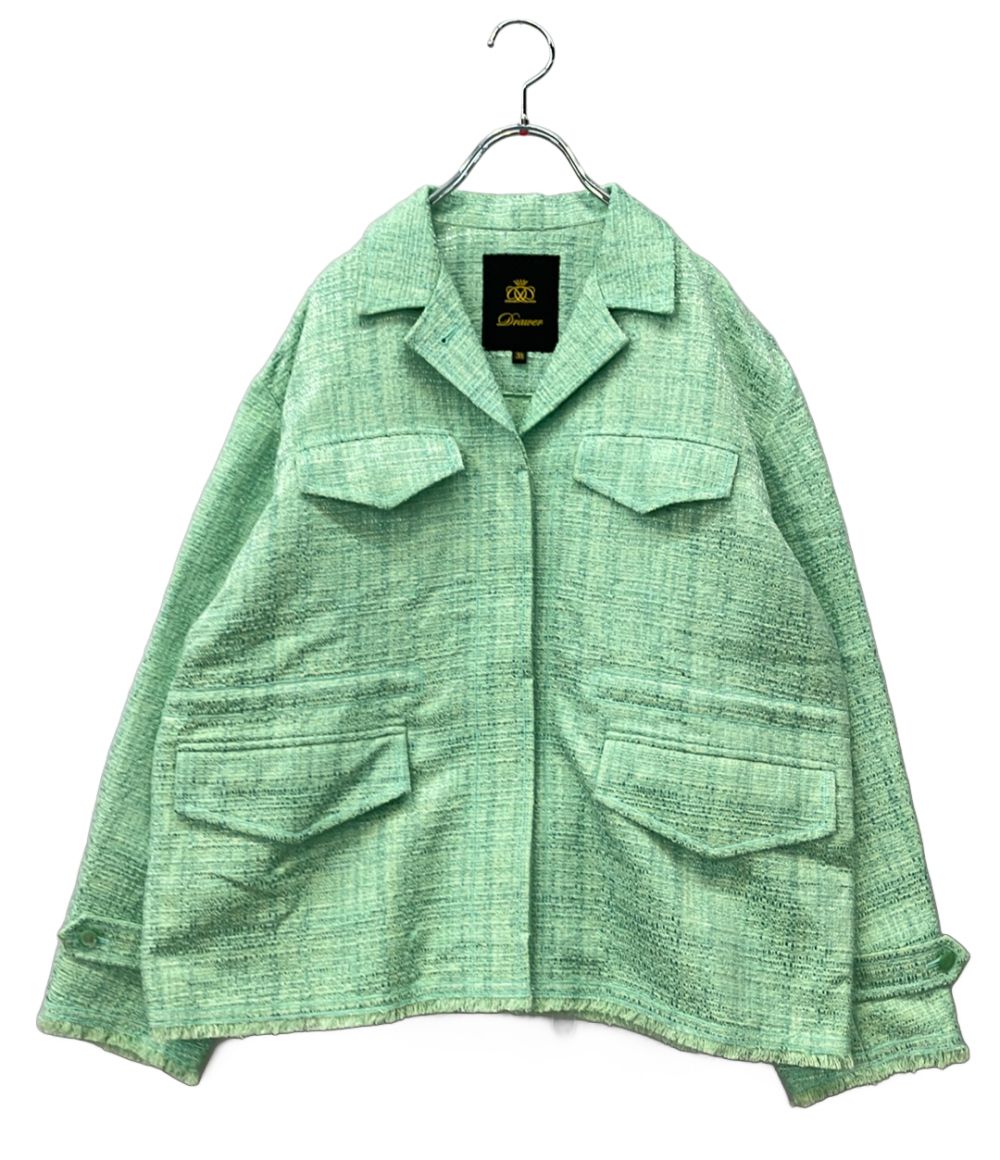 ドゥロワー テーラードジャケット コットンツイード 6522-299-0776 レディース SIZE 38 (M) Drawer