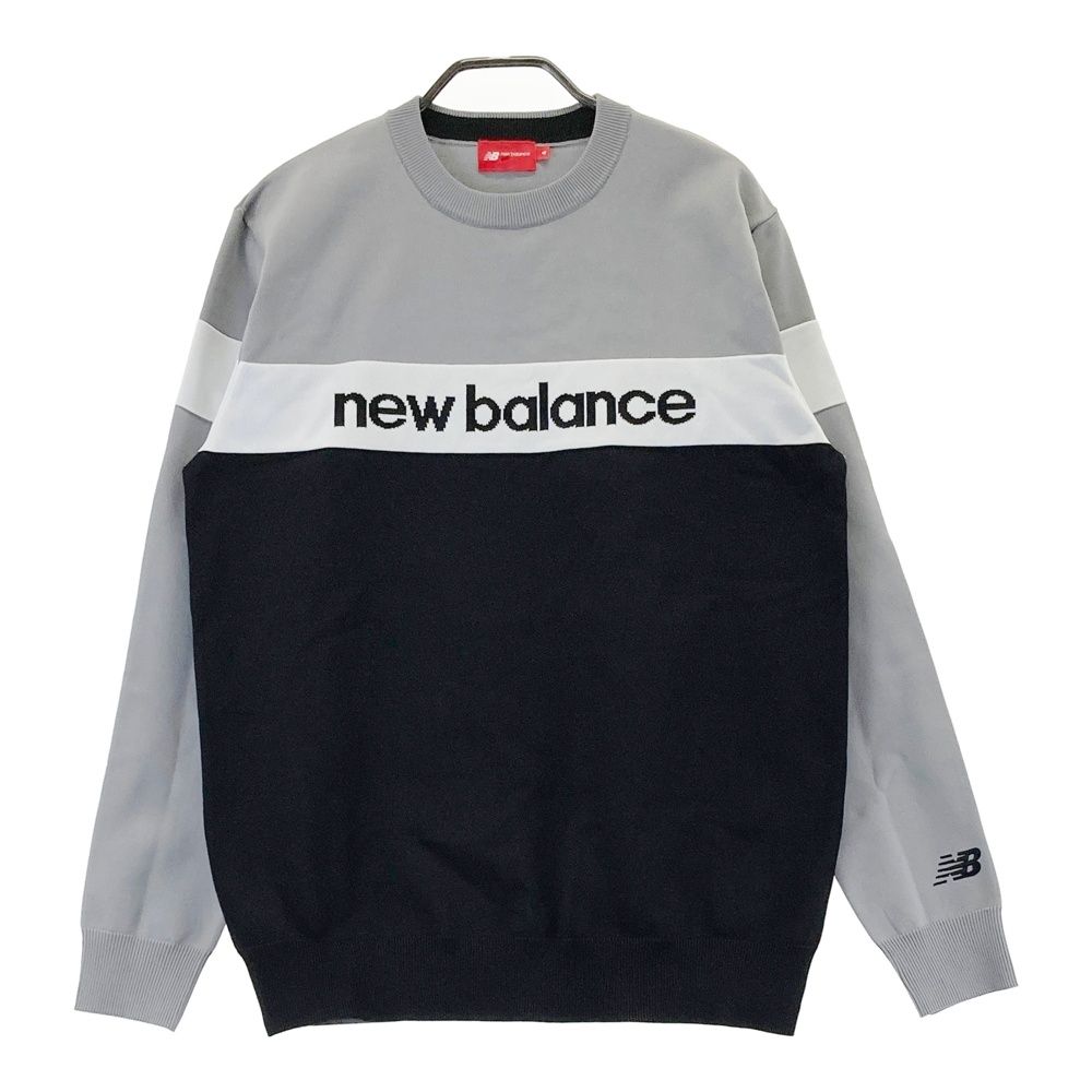 サイズ：4 NEW BALANCE GOLF ニューバランス 2024年モデル 長袖ニットセーター ブラック系 [240101758990] ゴルフウェア メンズ ストスト 7,207円