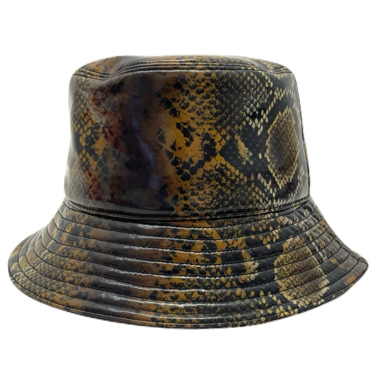 【中古】VERSACE | ヴェルサーチ パイソン柄　バケットハット マルチカラー【尾張小牧店】