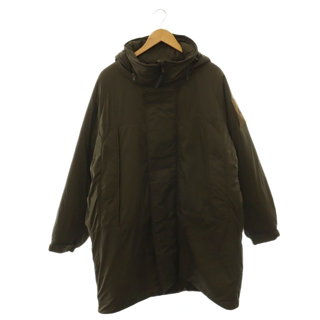 ワイルドシングス WILDTHINGS MONSTER PARKA PRIMALOFT ロングコート スタンドカラー ジップアップ M カーキ /DO ■OS ■AD