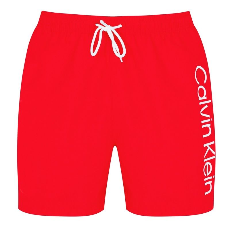 カルバンクライン メンズ 水着 ハーフパンツ・ショーツ ロゴ Calvin Klein L Logo Short Sn00 Red レッド