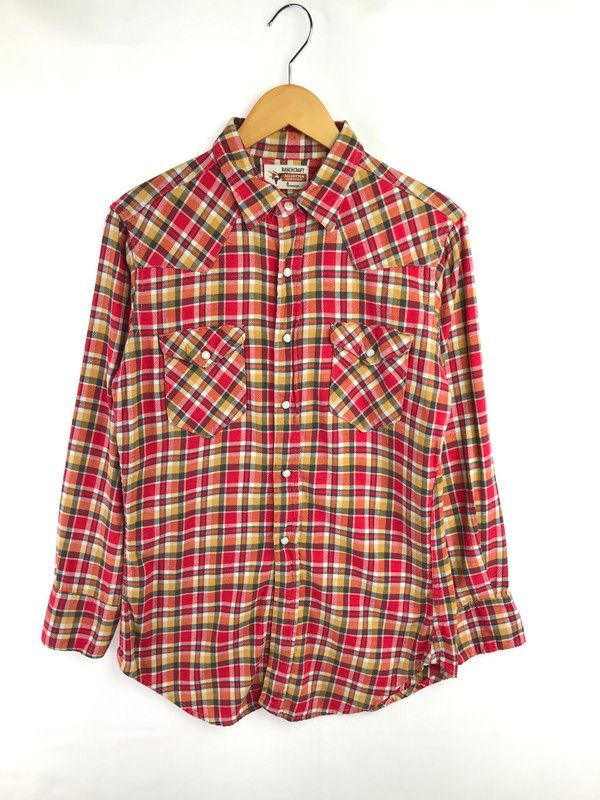 【中古品】 RANCHCRAFT ランチクラフト 60～70's WESTERN PLAID SHIRT VDR991 ウエスタン シャツ 長袖シャツ ヴィンテージ 【146-260825-rt-04-tagh】