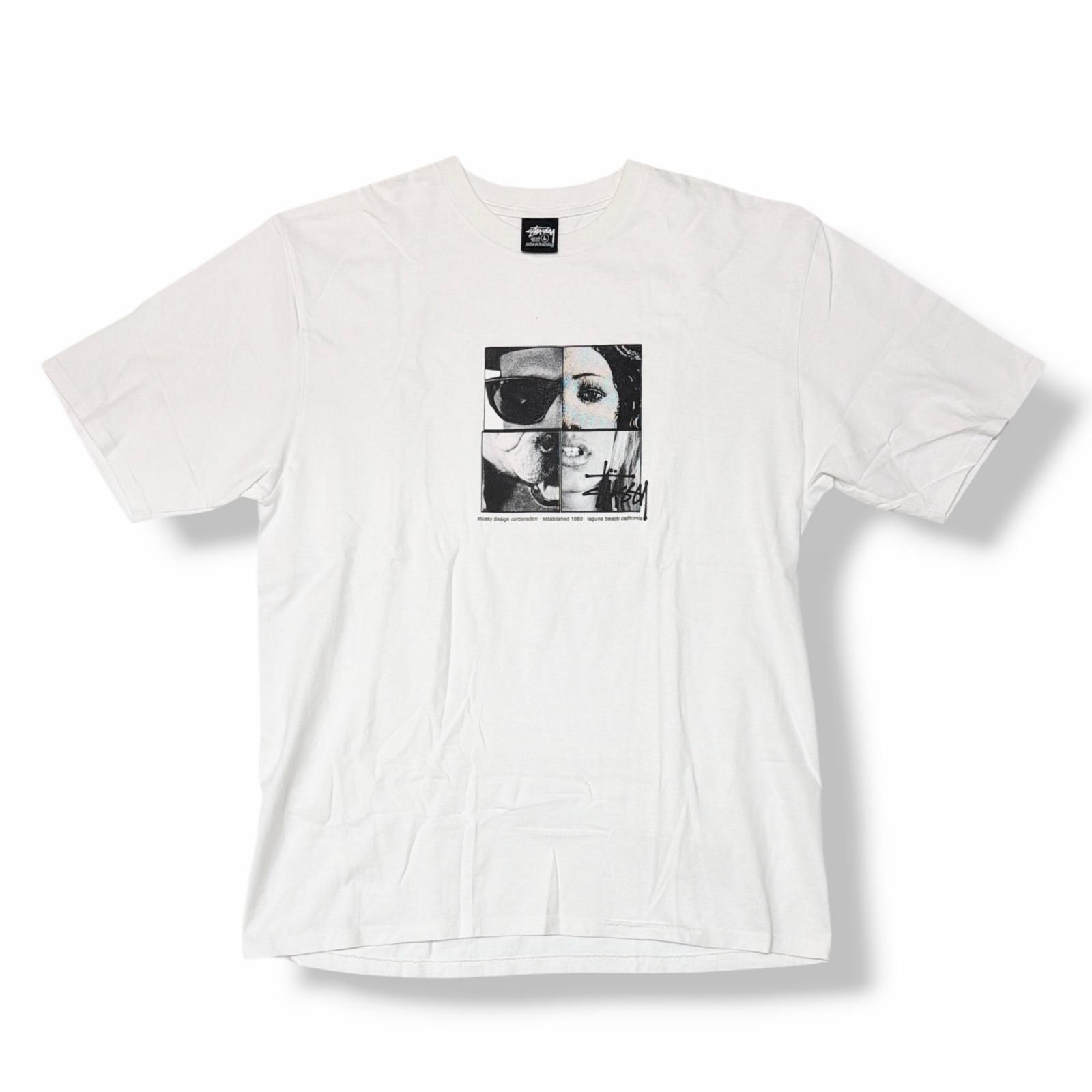 STUSSY 25AW PERSONALITIES TEE パーソナリティーズTシャツ カットソー ステューシー ホワイト L （23483M）