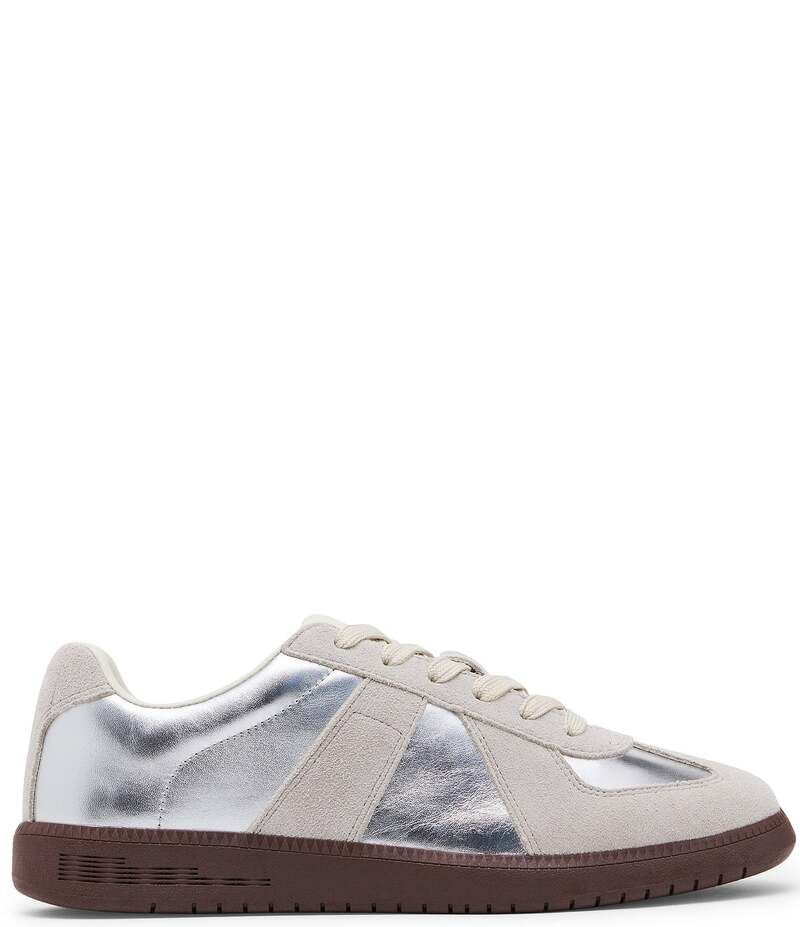 スティーブ マデン メンズ シューズ ドレスシューズ スニーカー スエード レザー Steve Madden Mens Dixon Leather and Suede LowTop Gum Sole
