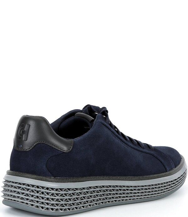 コールハーン メンズ シューズ スニーカー スエード Cole Haan Mens GrandPro Court SkyWeave Suede Sneakers Midnight MoonRavenQ