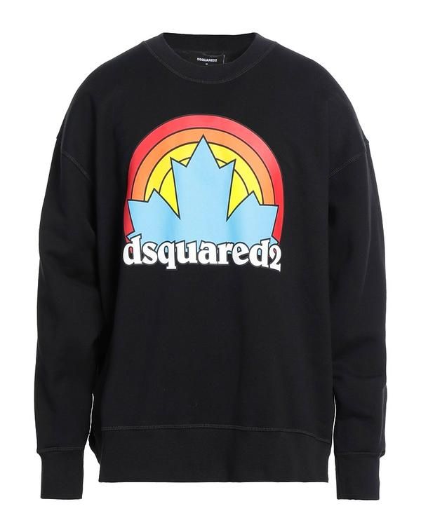 ディースクエアード メンズ アウター パーカー・スウェット DSQUARED2 スウェット Black ブラック