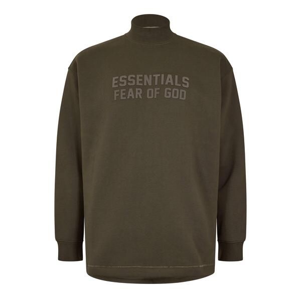 フィアオブゴッド メンズ アウター パーカー・スウェット シャツ Fear Of God Essentials Mens Crew Sweatshirt Black ブラック