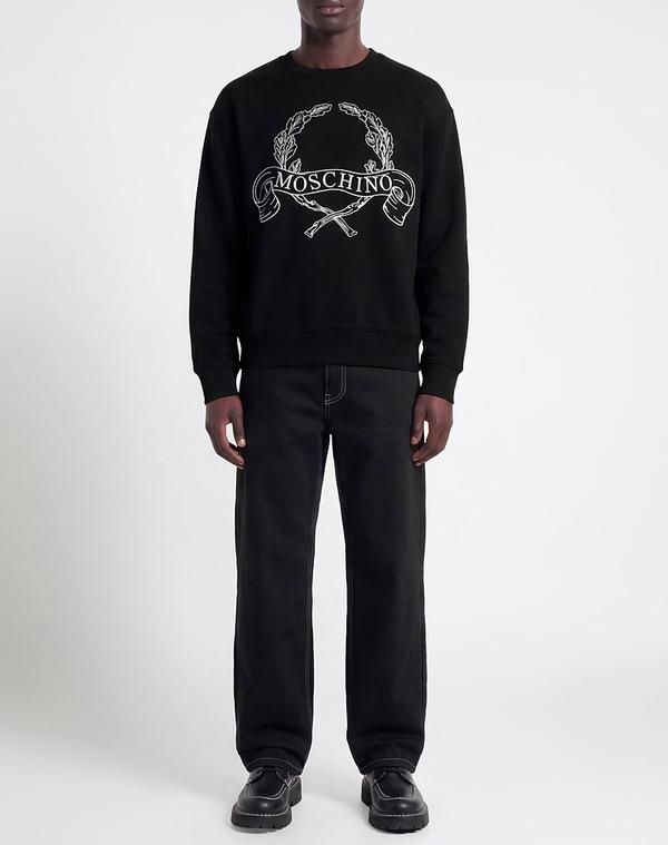 モスキーノ メンズ アウター パーカー・スウェット MOSCHINO Black ブラック
