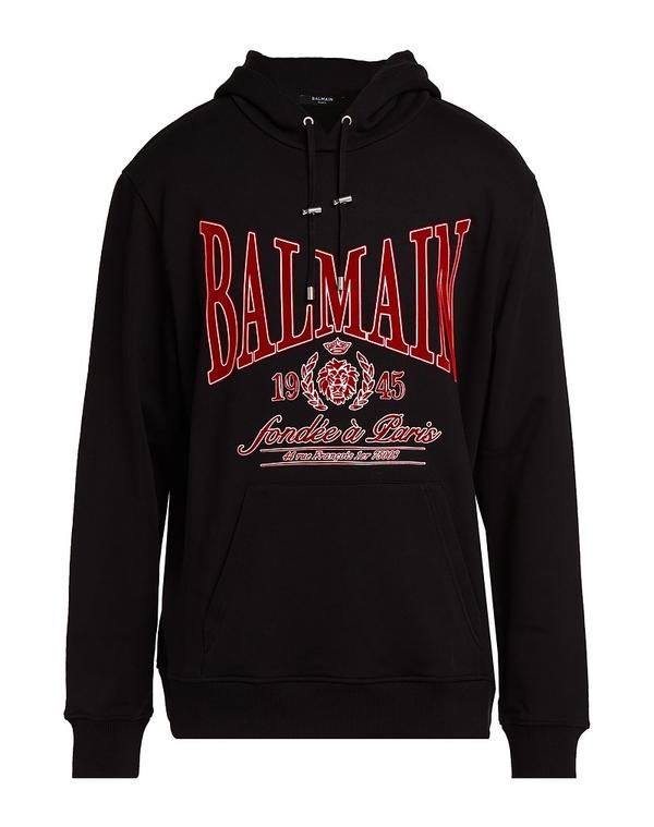 バルマン メンズ アウター パーカー・スウェット BALMAIN Black ブラック 95,040円