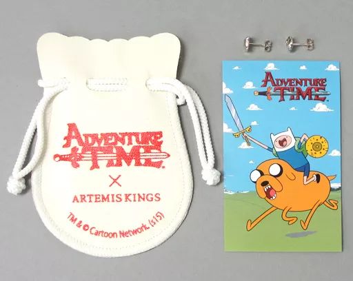 [Used] Silverware/Rings/Accessories (Characters) Finn & Jake Earrings Set “Adventure Time x Artemis Kings”
