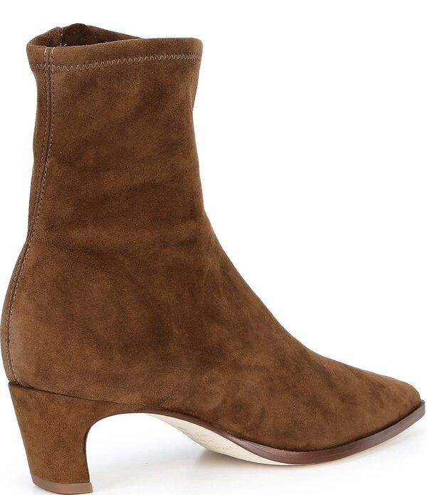 アントニオ メラーニ レディース シューズ ヒール スエード ブーツ Antonio Melani Mae Stretch Suede Dress Booties Cider